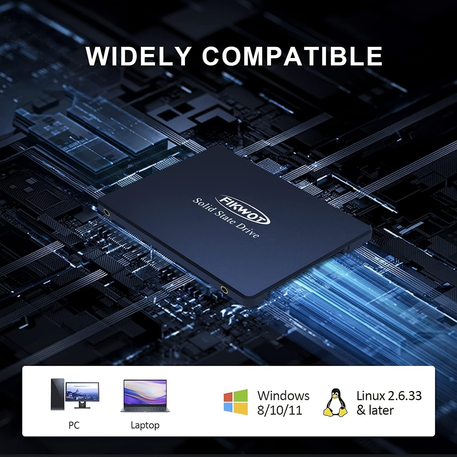 Internal SSD 2.5" SATA III | 6Gb/s Solid State Drive for Laptop/Desktop