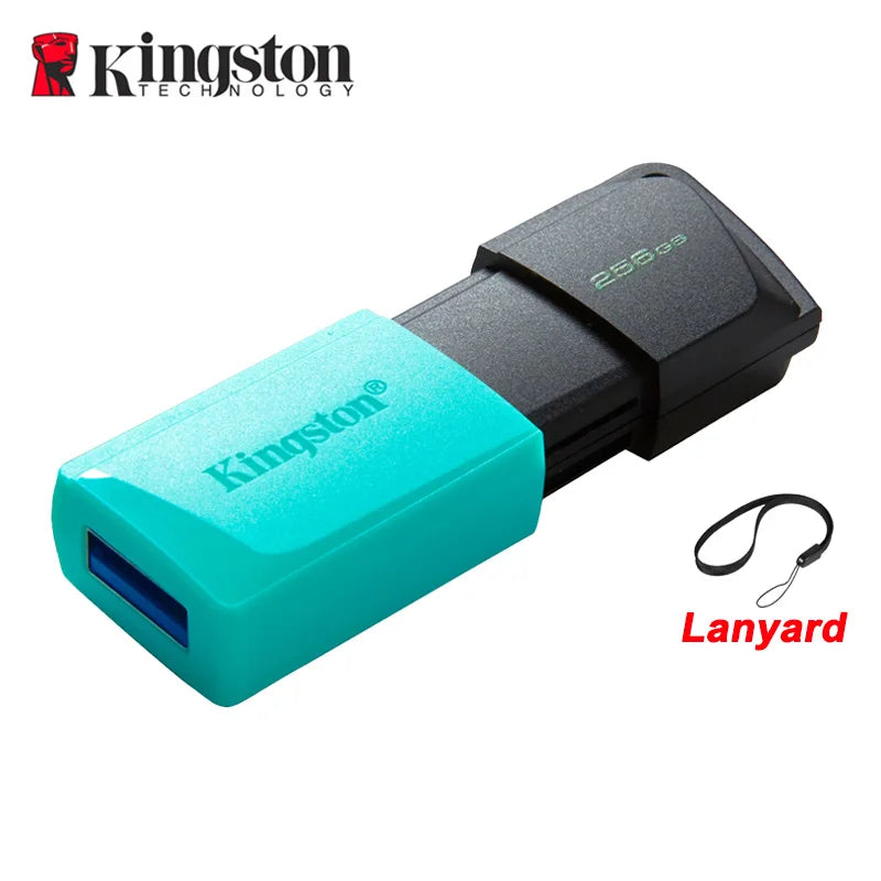 Original Kingston USB 3.2 Flash Drives for PC & Laptop — 64GB / 128GB / 256GB