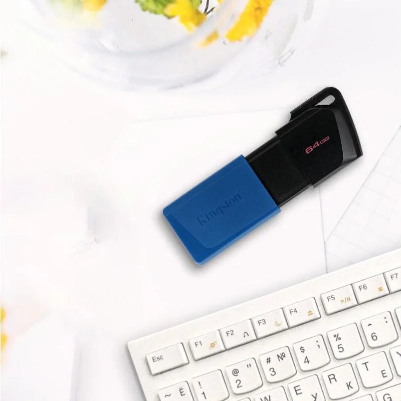 Original Kingston USB 3.2 Flash Drives for PC & Laptop — 64GB / 128GB / 256GB
