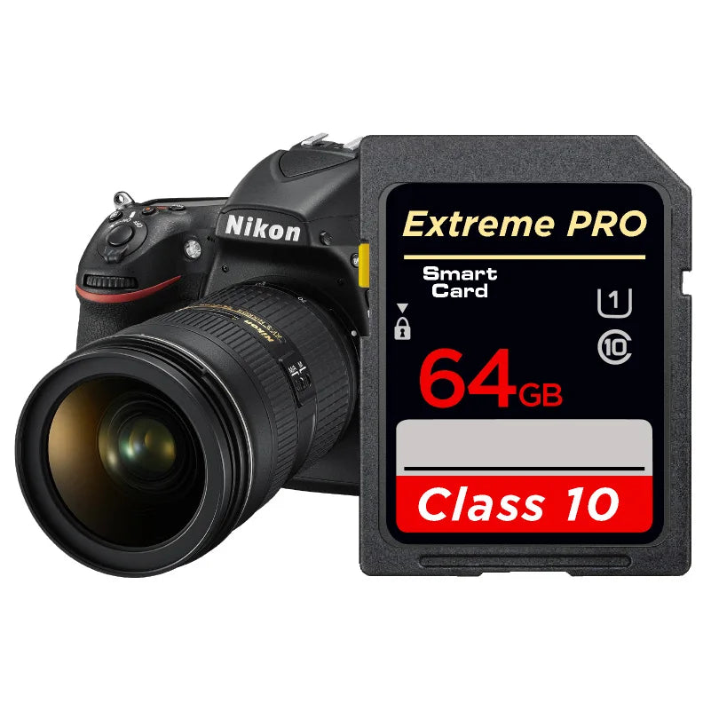 SD Memory Card Class 10 | Fast Storage 8GB–256GB for Devices