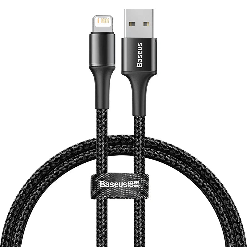 LED USB Cable for iPhone & iPad | High-Speed Charging & Data