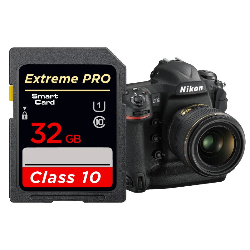 SD Memory Card Class 10 | Fast Storage 8GB–256GB for Devices