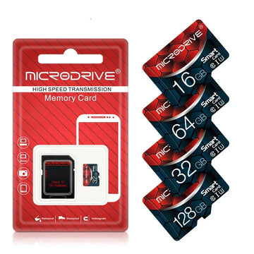 16–256GB Mini SD Memory Card | Class 10 High-Speed MicroSD/TF