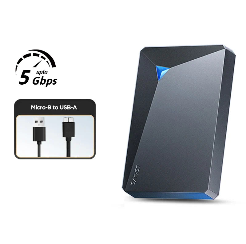 High-Speed Portable HDD | 2.5" External Hard Drive 1–5TB