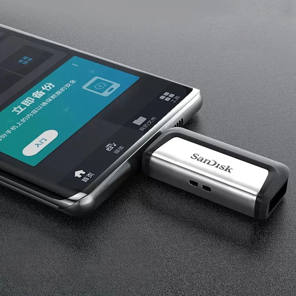 SanDisk Ultra Dual Drive USB 3.1 Type-C 256GB U Disk USB Flash Drive 64GB OTG 128GB
