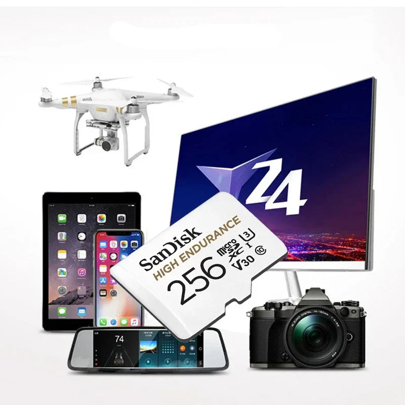 32–256GB Micro SD Card | High-Speed Class 10 UHS-1 for Camera & Phone