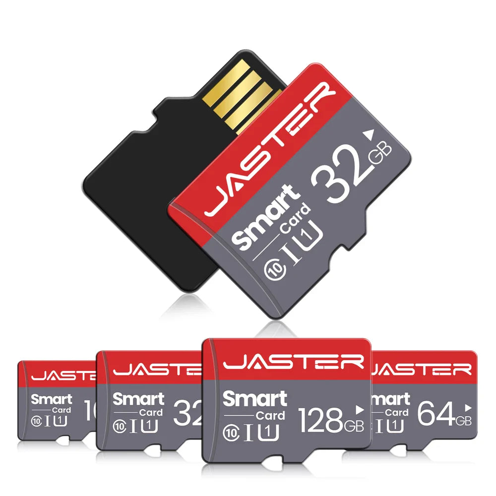 Memory Card 8–128GB | Class 10 SD/TF Storage with Adapter for Camera