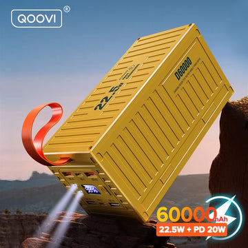 Large Capacity Power Bank 60000mAh | PD & QC 3.0 Fast Charger