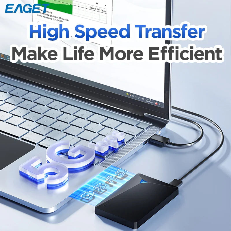 High-Speed Portable HDD | 2.5" External Hard Drive 1–5TB