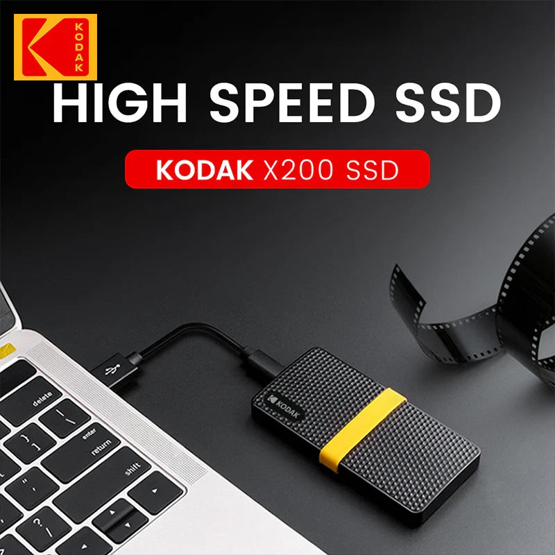 External SSD X200 | Fast Portable Storage for Laptops, PS4, TV