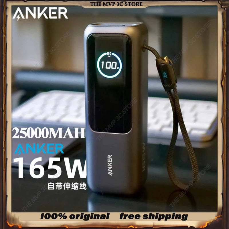 Anker 165W Power Bank 25000mAh - For laptop- Fast Charge