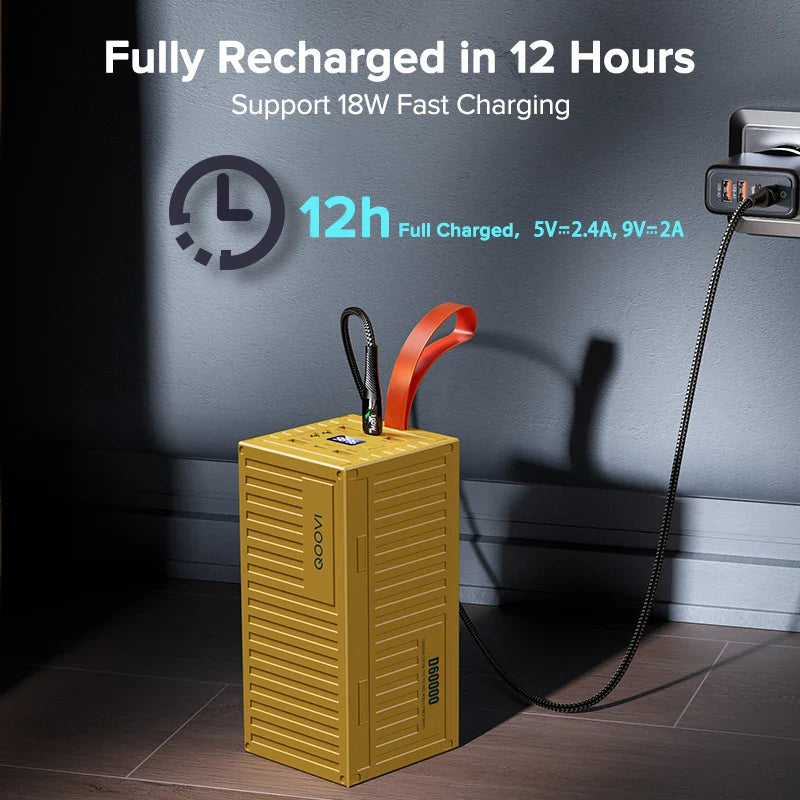 Large Capacity Power Bank 60000mAh | PD & QC 3.0 Fast Charger