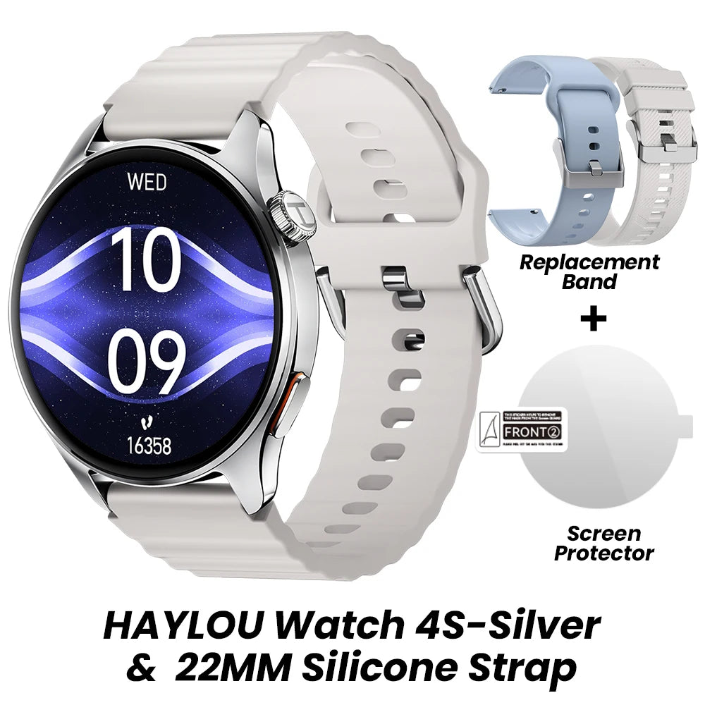 Watch 4S GPS Smartwatch 1.43” HD AMOLED Display 5 Satellite GPS Positioning 120+ Workout Modes Sport Fitness Smart Watch