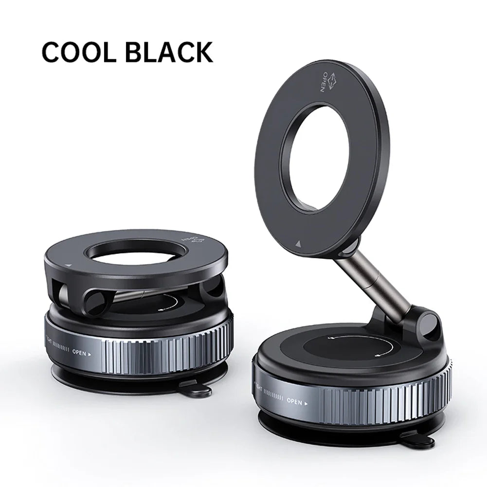 Vacuum Magnetic Phone Holder Stand | MagSafe Car & Gym Mount