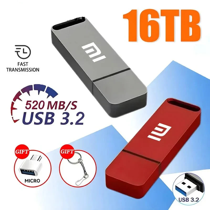 USB 3.2 Flash Drive | High-Speed Type-C Metal Pen Drive