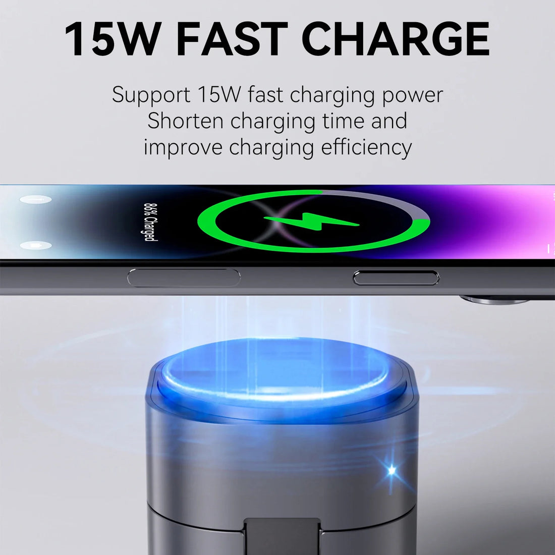 3-in-1 Wireless Charging Station | Fast Charger for iPhone, Apple Watch & AirPods