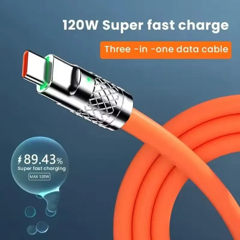 3-in-1 Multi Charging Cable | USB-C, Lightning & Micro USB Cord
