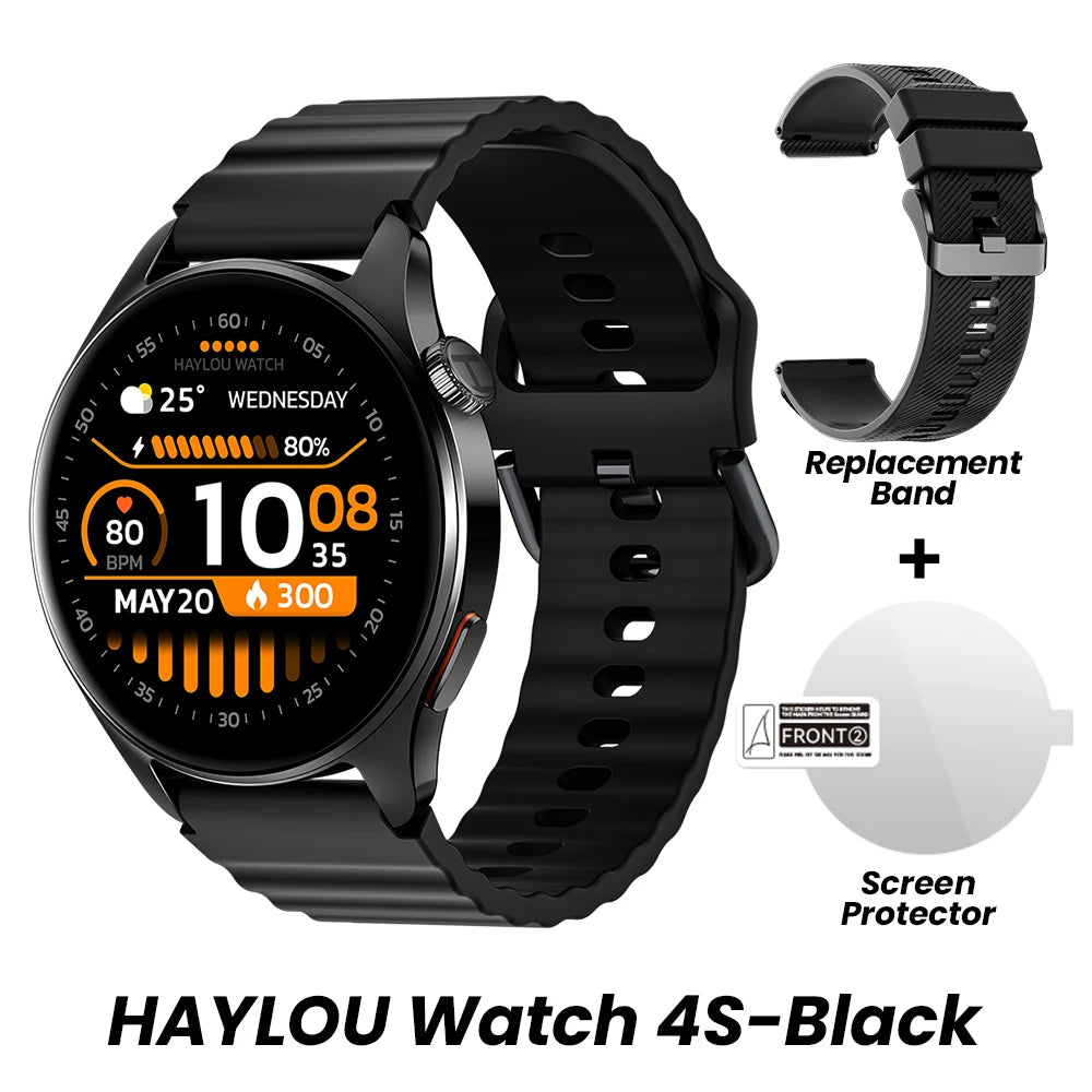 Watch 4S GPS Smartwatch 1.43” HD AMOLED Display 5 Satellite GPS Positioning 120+ Workout Modes Sport Fitness Smart Watch