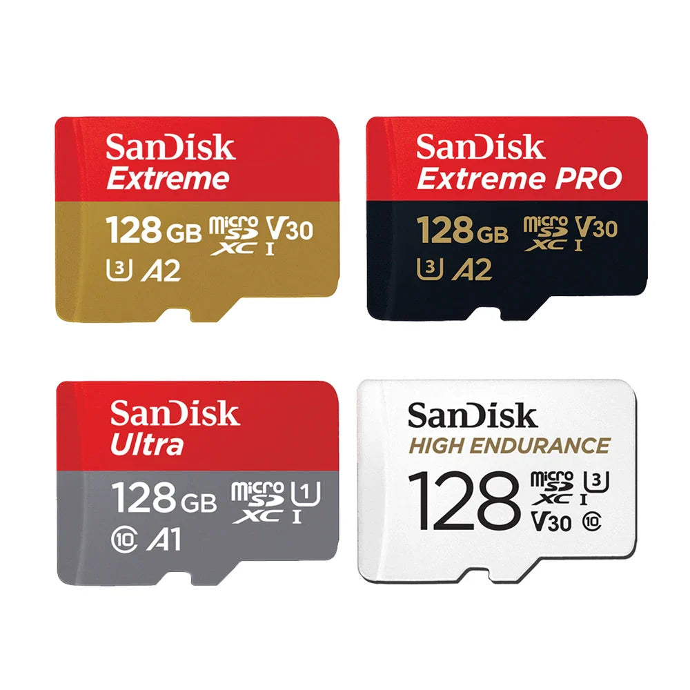 32–256GB Micro SD Card | High-Speed Class 10 UHS-1 for Camera & Phone