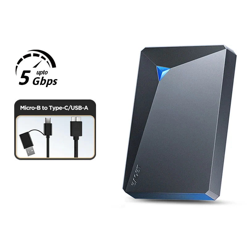 High-Speed Portable HDD | 2.5" External Hard Drive 1–5TB
