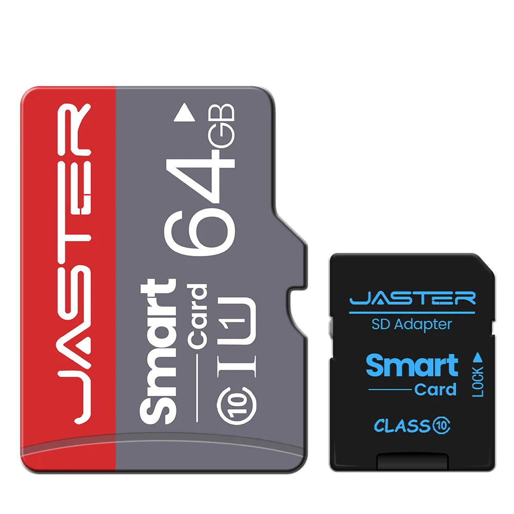 Memory Card 8–128GB | Class 10 SD/TF Storage with Adapter for Camera