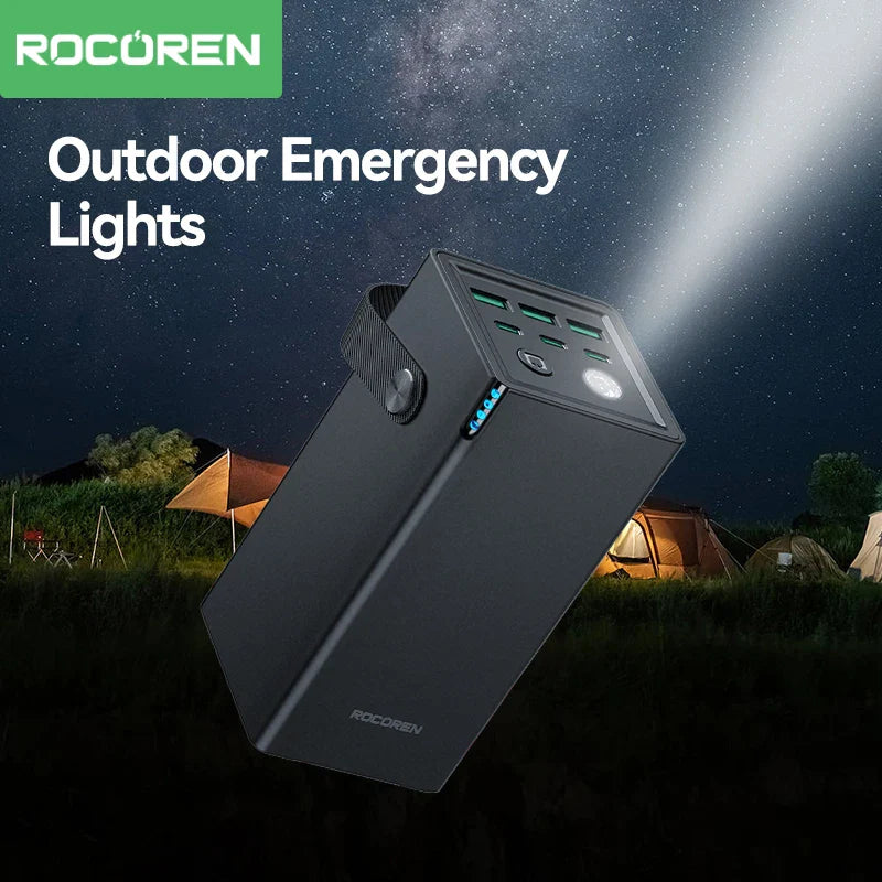 50000mAh Portable Power Bank 22.5W | USB-C Fast Charging with Flashlight