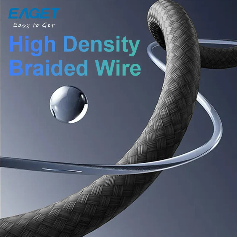 High-Speed USB Cable | 66W PD Fast Charging Cord for Phone & Laptop
