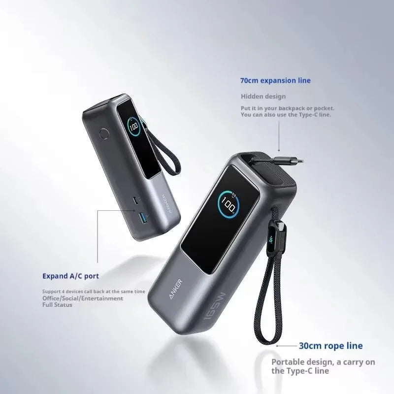 Anker 165W Power Bank 25000mAh - For laptop- Fast Charge