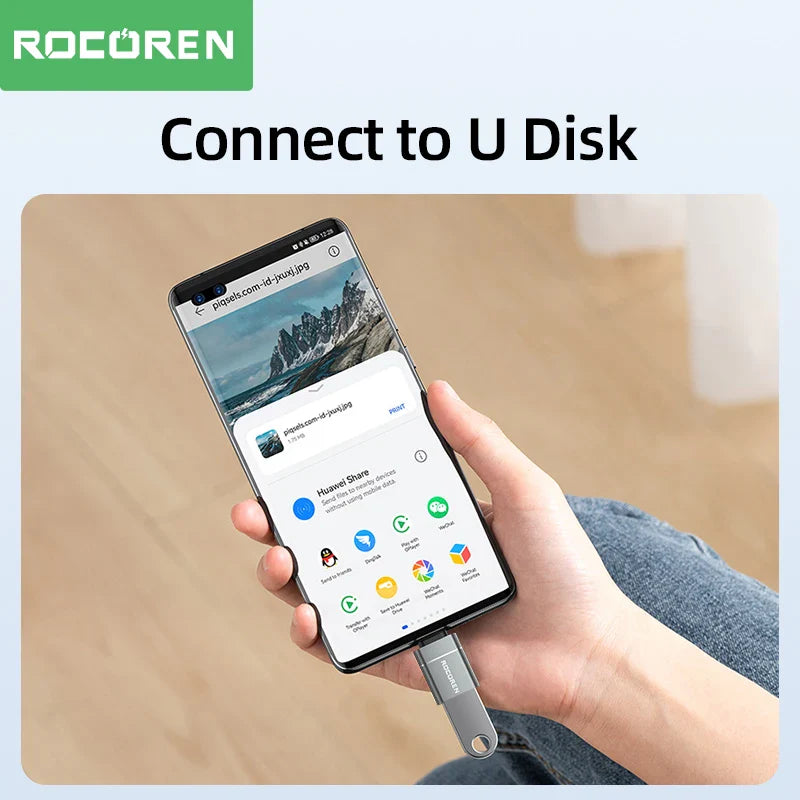 USB-C OTG Adapter | 5Gbps USB 3.0 Female to Type-C Male Cable