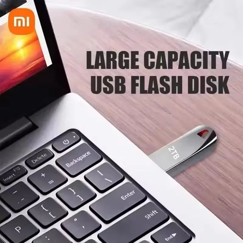 High-Speed USB 3.0 Flash Drive | 256GB–2TB Metal Portable Drive Waterproof