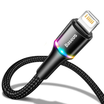 LED USB Cable for iPhone & iPad | High-Speed Charging & Data