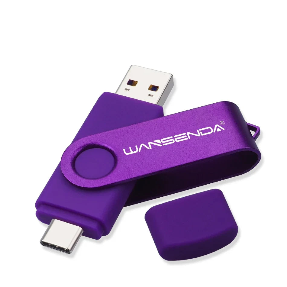 Portable USB 3.0 Type-C Flash Drive | OTG 2-in-1 Storage 16–512GB