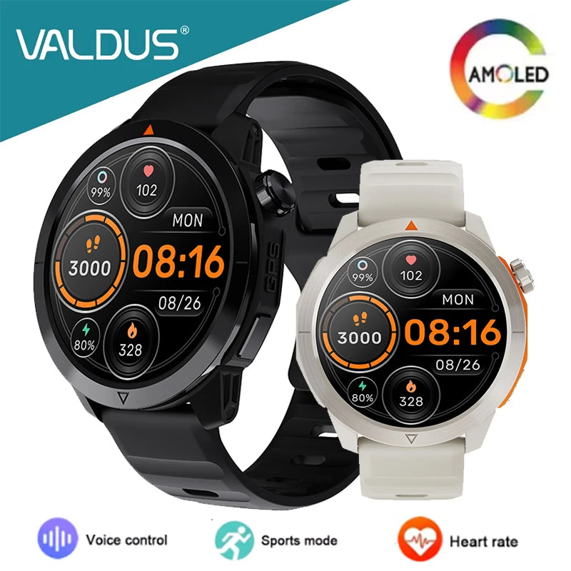 VG47 Pro GPS Smartwatch Man Women 1.43 inch AMOLED Long Battery Life Waterproof Sports Compass BT Call Smart Watch