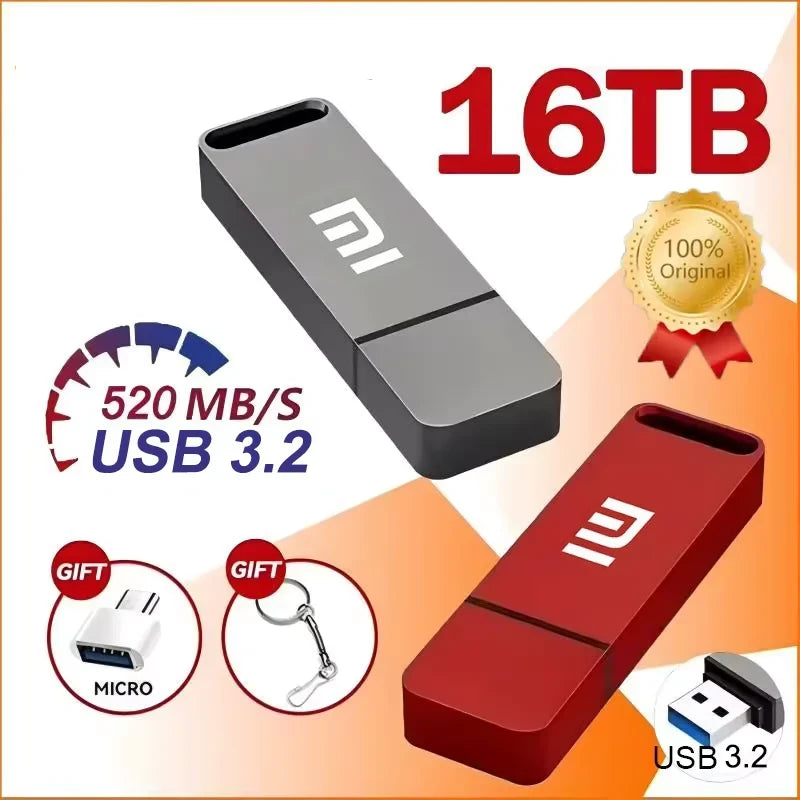 USB 3.2 Flash Drive | High-Speed Type-C Metal Pen Drive