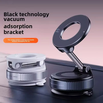 Vacuum Magnetic Phone Holder Stand | MagSafe Car & Gym Mount