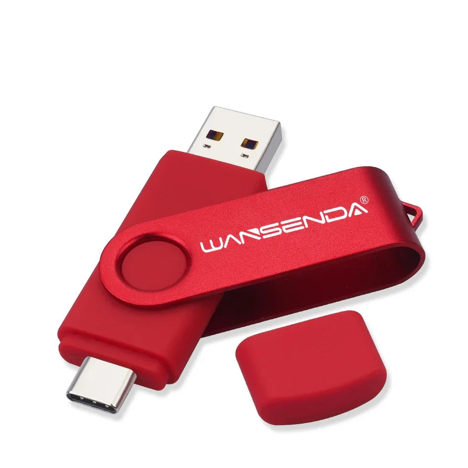 Portable USB 3.0 Type-C Flash Drive | OTG 2-in-1 Storage 16–512GB