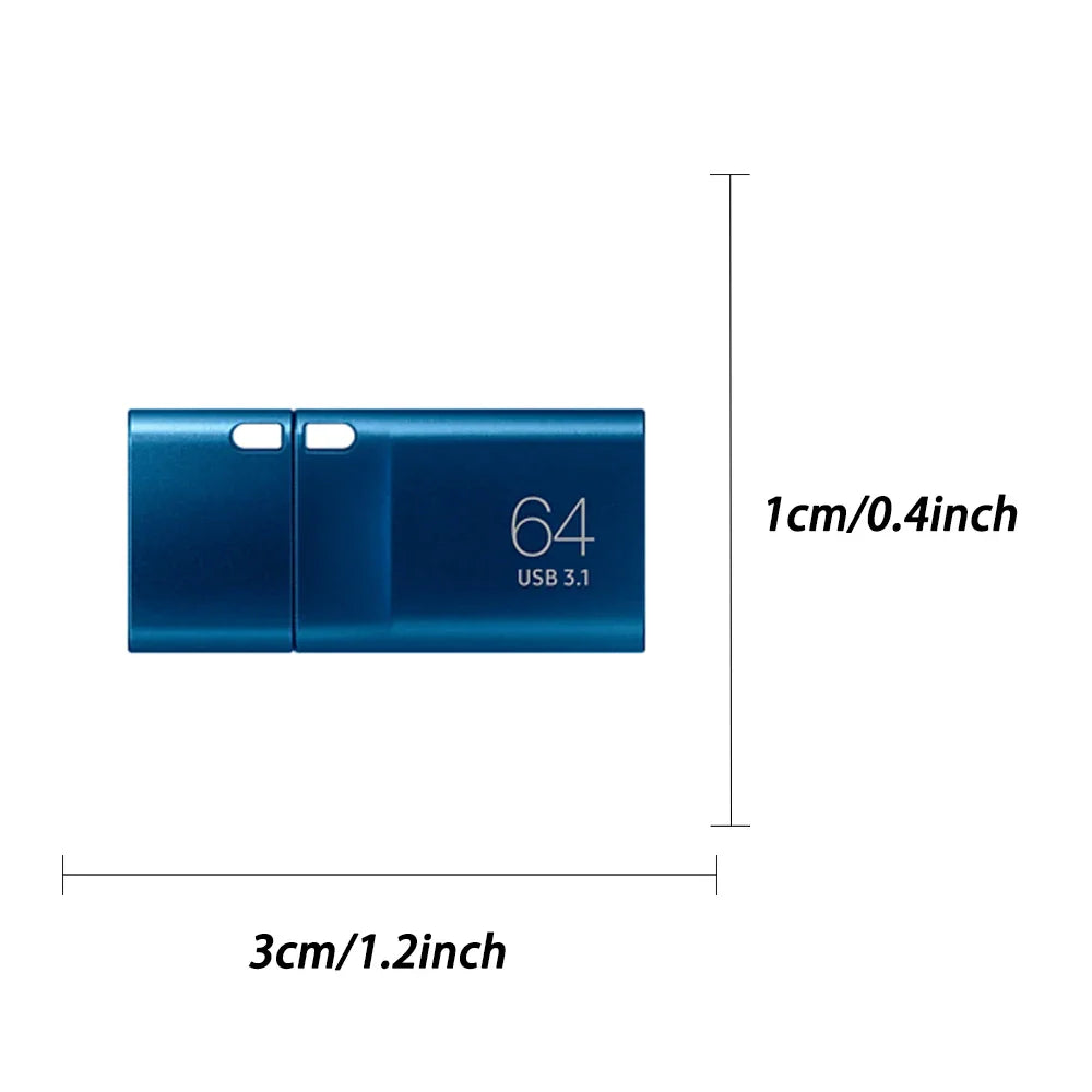 Mini USB Flash Drive 3.1 | Fast Portable Memory Stick 128 GB