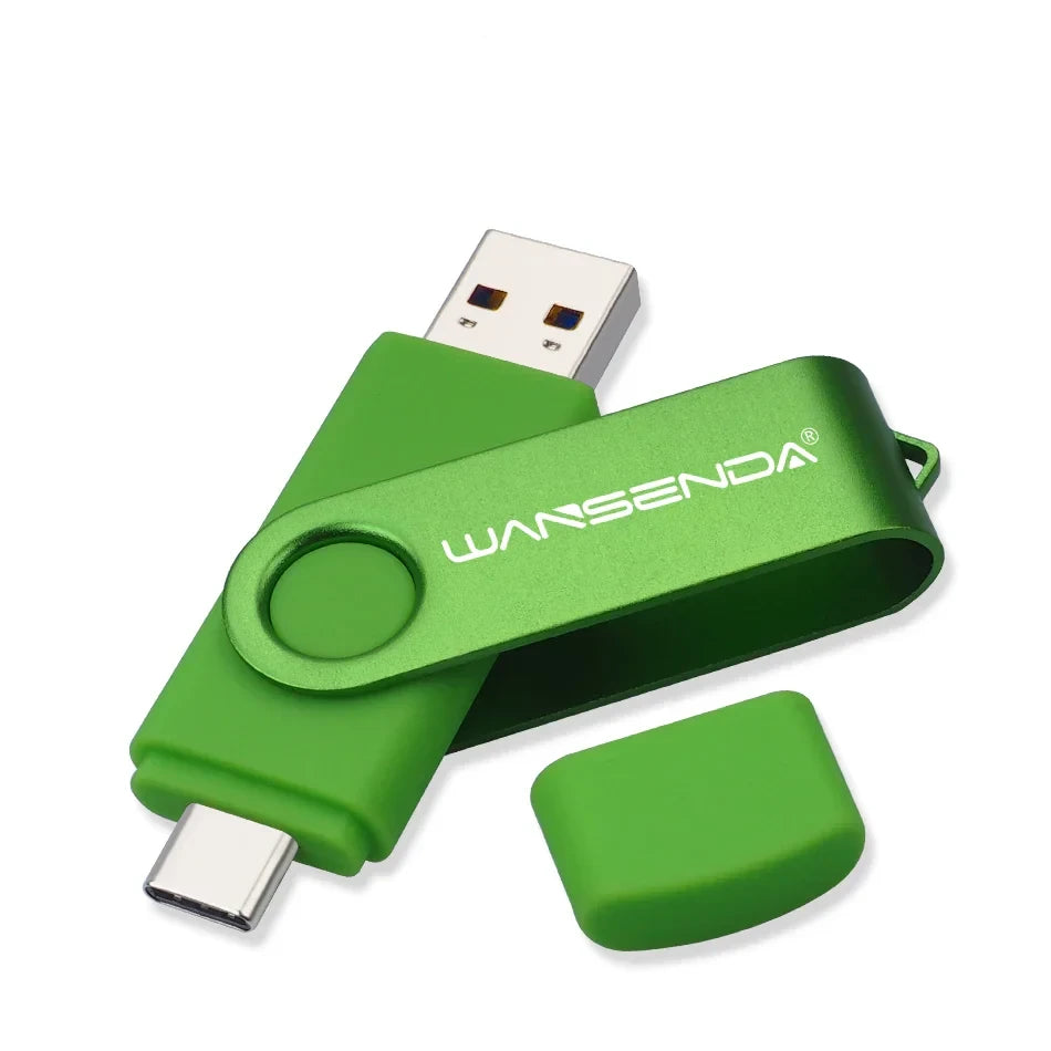 Portable USB 3.0 Type-C Flash Drive | OTG 2-in-1 Storage 16–512GB