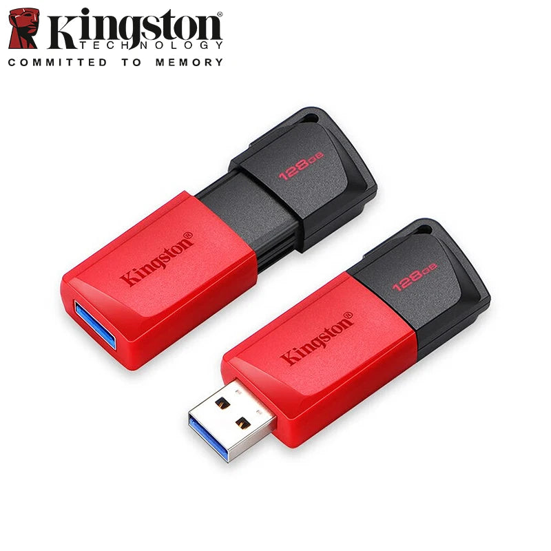 Kingston USB 3.2 Flash Drives — Reliable Storage 64GB / 128GB / 256GB