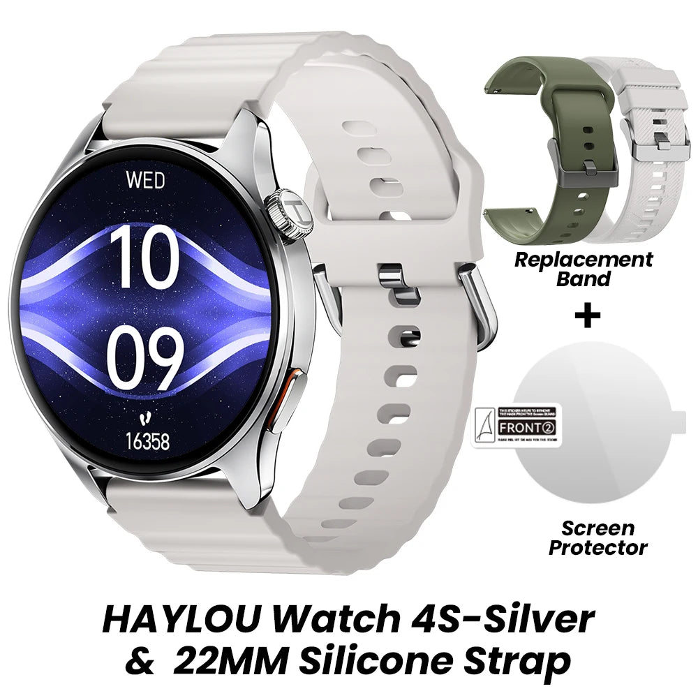 Watch 4S GPS Smartwatch 1.43” HD AMOLED Display 5 Satellite GPS Positioning 120+ Workout Modes Sport Fitness Smart Watch