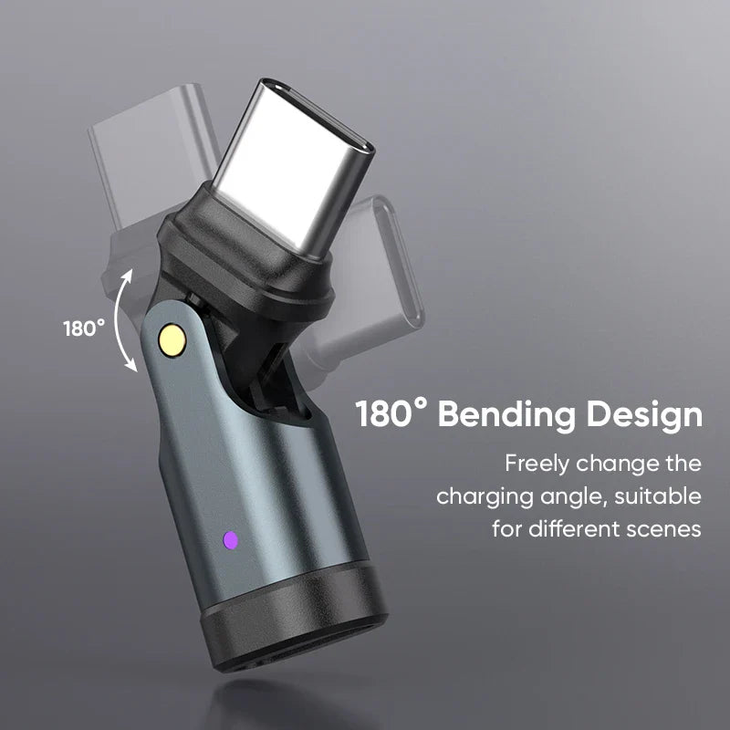 USB-C Adapter 240W 5A | Type-C Male to Female Fast Charging Converter