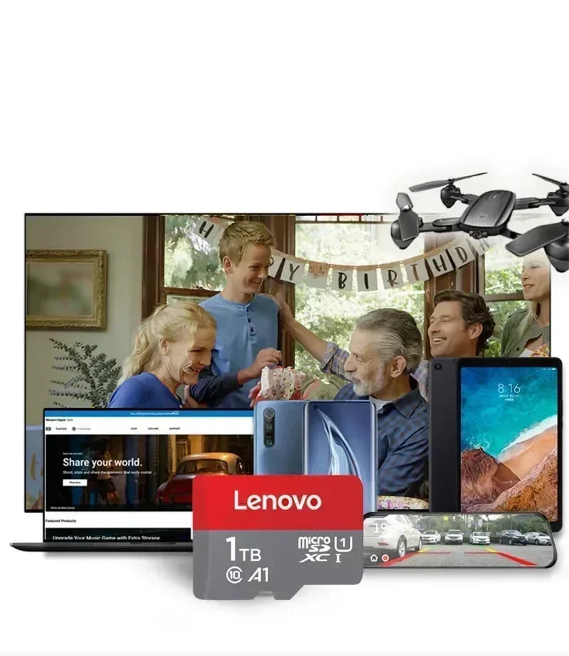 Lenovo Flash Memory Card | Micro SD TF Card 64GB–1TB