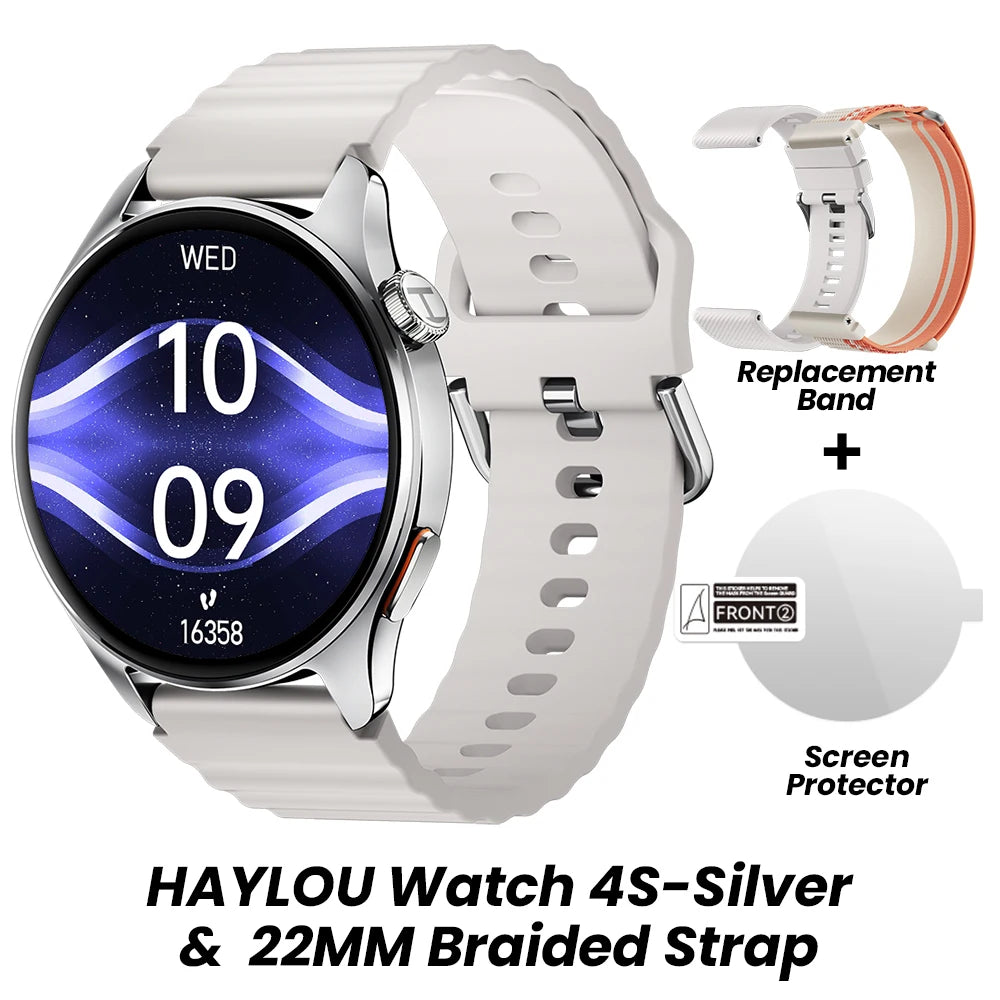 Watch 4S GPS Smartwatch 1.43” HD AMOLED Display 5 Satellite GPS Positioning 120+ Workout Modes Sport Fitness Smart Watch