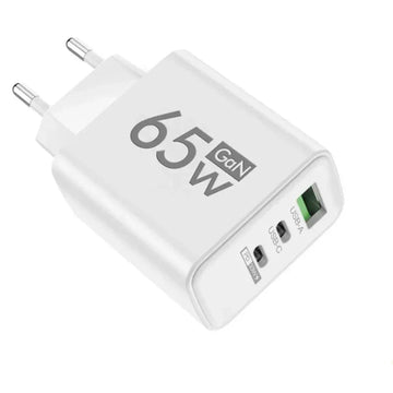 Quick Charge 65W USB-C Charger | Wall Adapter for iPhone & Android