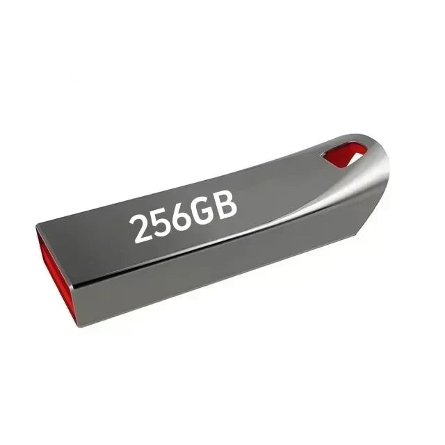 High-Speed USB 3.0 Flash Drive | 256GB–2TB Metal Portable Drive Waterproof
