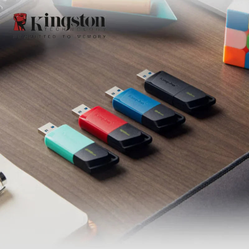 Kingston USB 3.2 Flash Drives — Reliable Storage 64GB / 128GB / 256GB