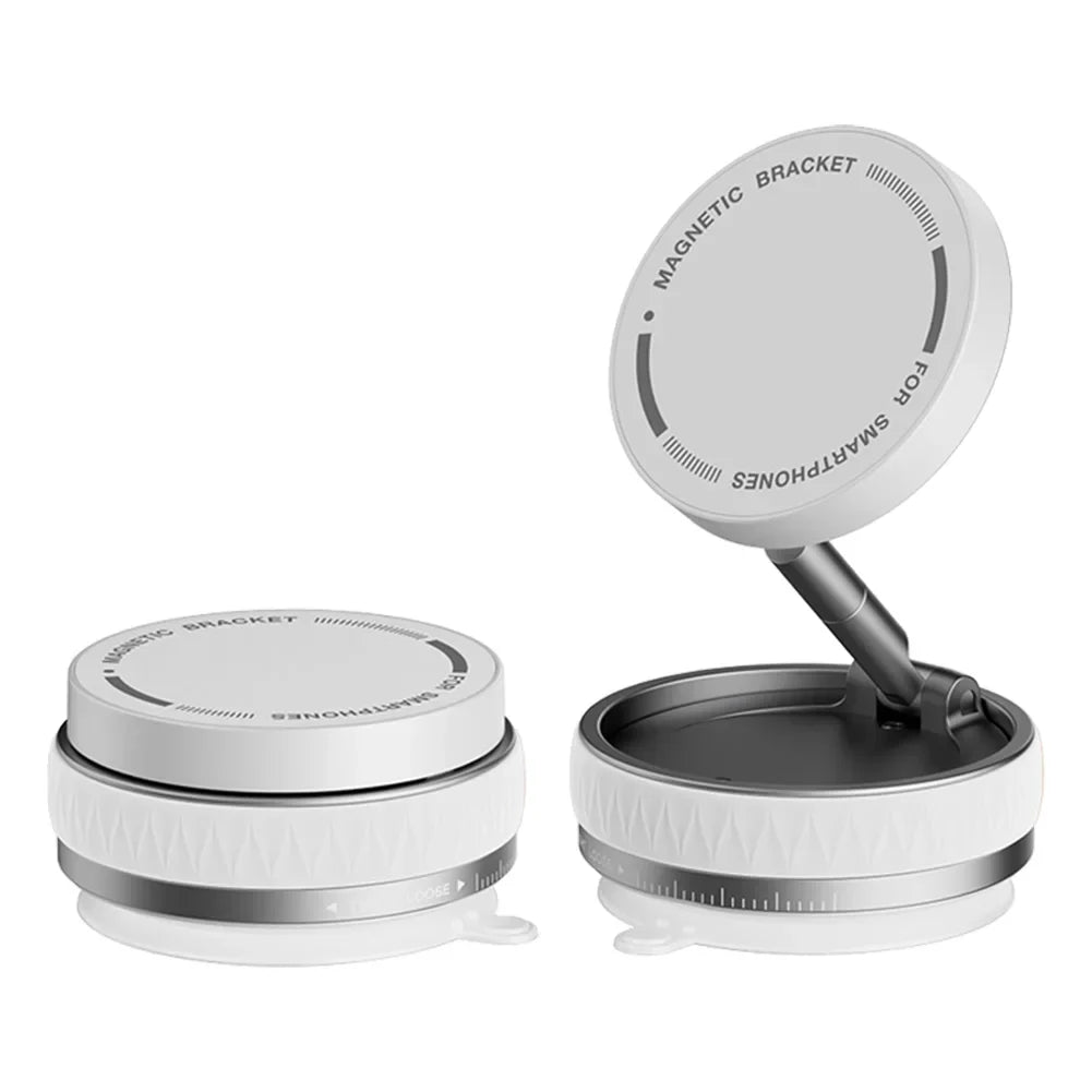 Vacuum Magnetic Phone Holder Stand | MagSafe Car & Gym Mount