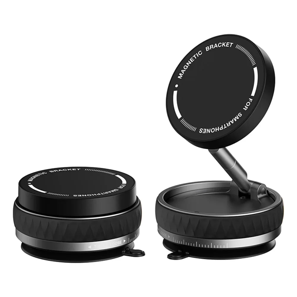Vacuum Magnetic Phone Holder Stand | MagSafe Car & Gym Mount
