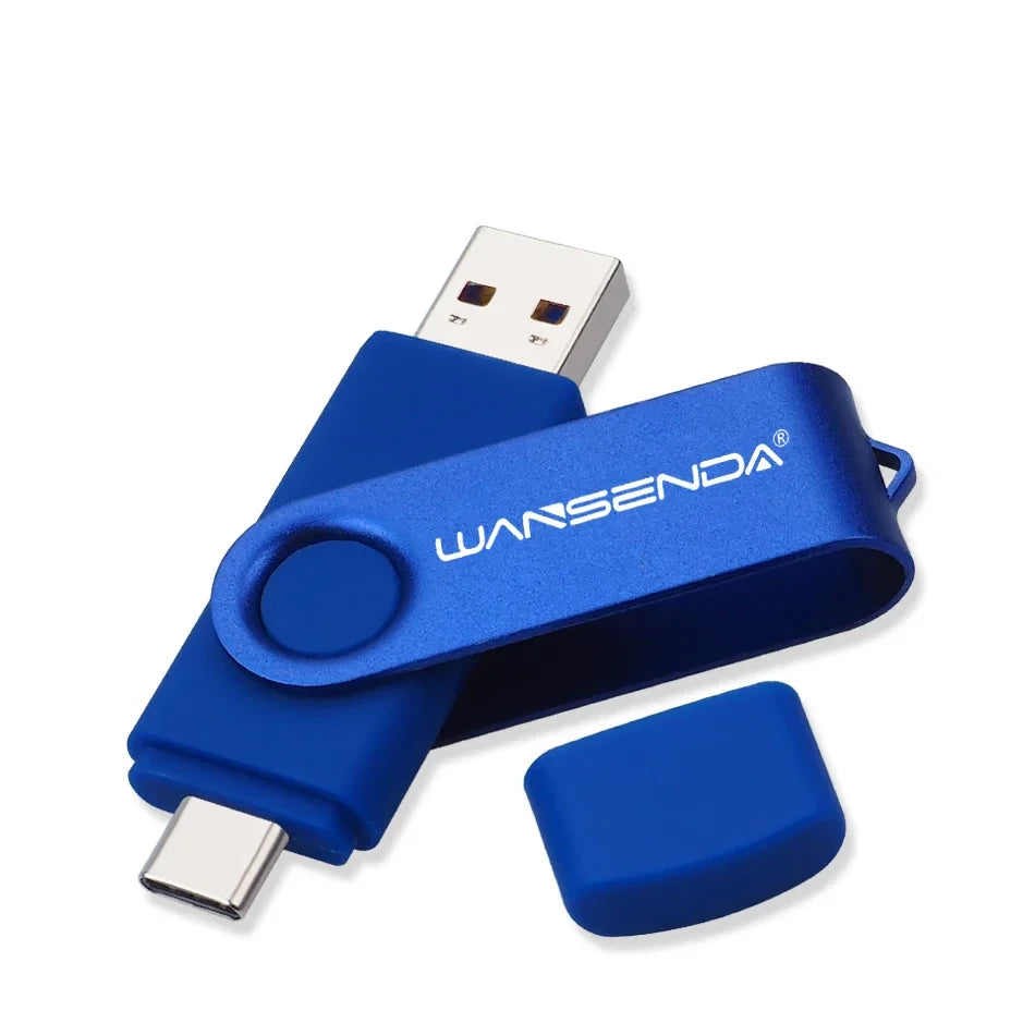 Portable USB 3.0 Type-C Flash Drive | OTG 2-in-1 Storage 16–512GB