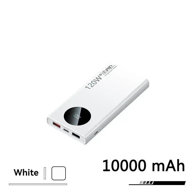 120W Power Bank | Compact Fast Charging Portable Battery Pack